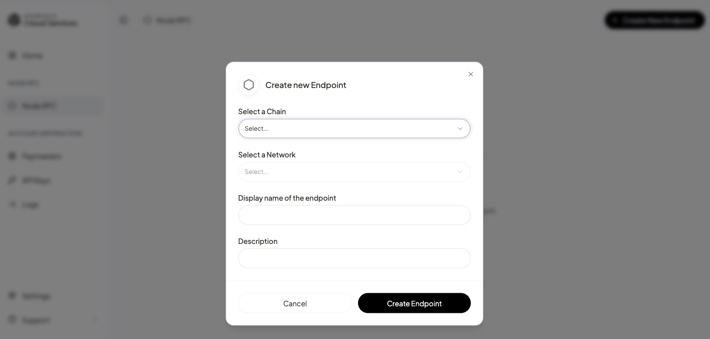 Creating an endpoint